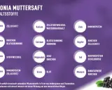 Aronia Muttersaft: Vitamine, Mineralstoffe & ihre Wirkung. Kalium, Zink, Kupfer, Jod, Mangan, Eisen, Magnesium, Calcium unterstützen Immunsystem, Stoffwechsel, Knochen, Nervensystem.